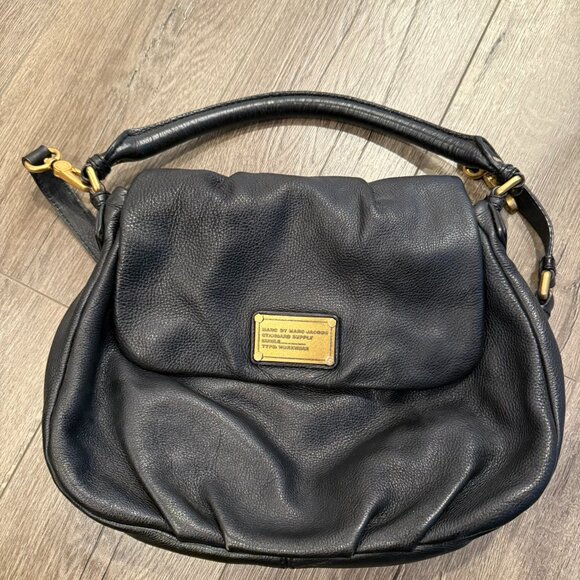 Marc by Marc Jacobs Black Leather Classic Q Lil Ukita Bag - Picture 1 of 10